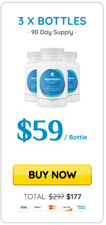 GumAktiv 3 bottle$59