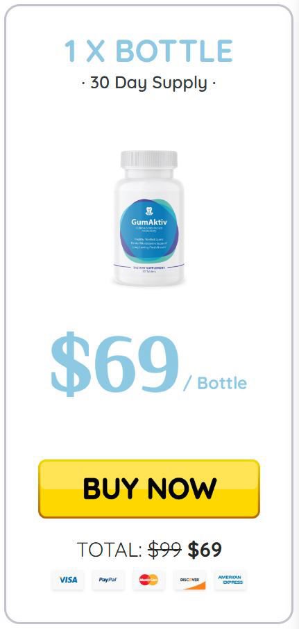 GumAktiv 1 bottle$69
